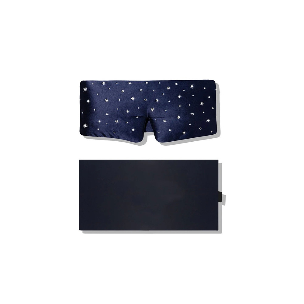 Rhinestone Silk Sleep Mask