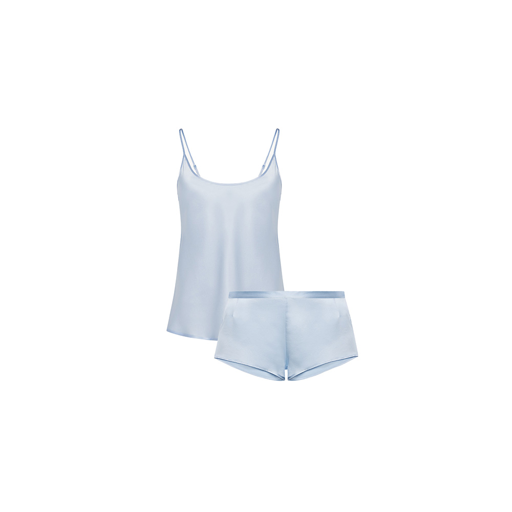 Silk Cami and Shorts Sleepwear Set